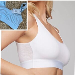 NEGATIVE UNDERWEAR Whipped Bra Top in Glacier (Blue)